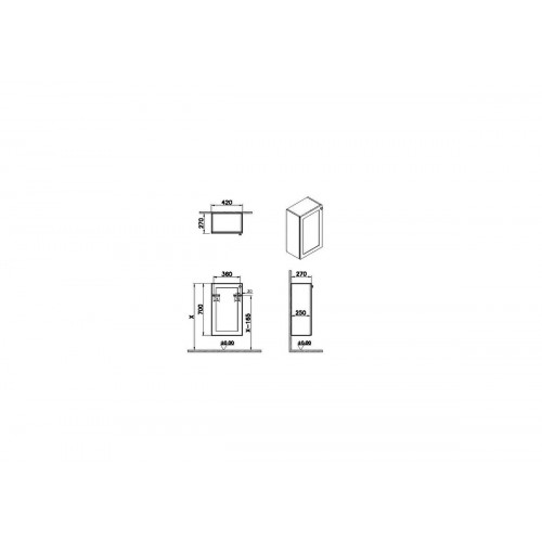 Pensile basso Root Classic grigio opaco - Vitra