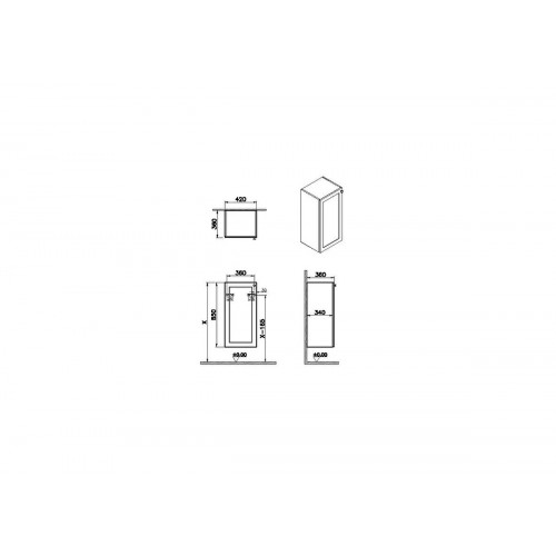Pensile basso Root Classic blu scuro opaco - Vitra