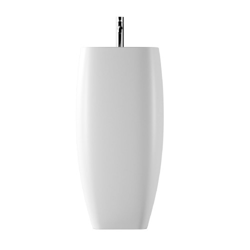 Lavabo freestanding Nur 45x40 cm in ceramica bianco lucido - Alice Cer