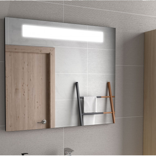 Specchio con Luce LED e Antiappannamento 120x70 cm Alcor - Meglioalge