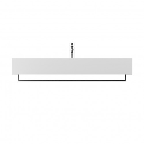 Lavabo sospeso 100x45 cm Hide in ceramica bianco lucido - Alice Cerami