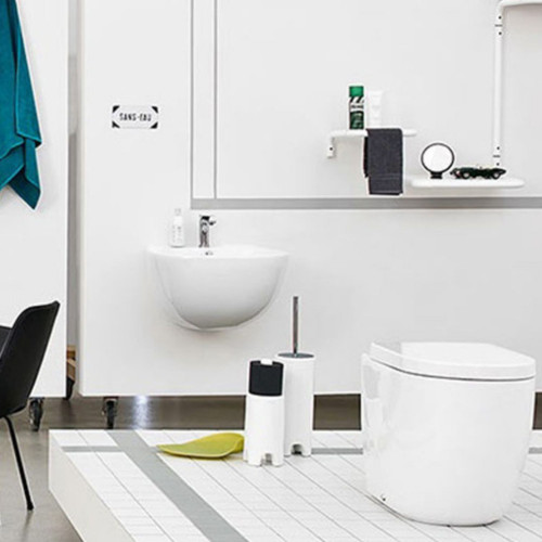 Vaso a pavimento filo muro File 2,0 Rimless bianco lucido – Art Ceram