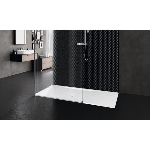 Piatto doccia 160x80 cm Custom Touch bianco opaco - Novellini