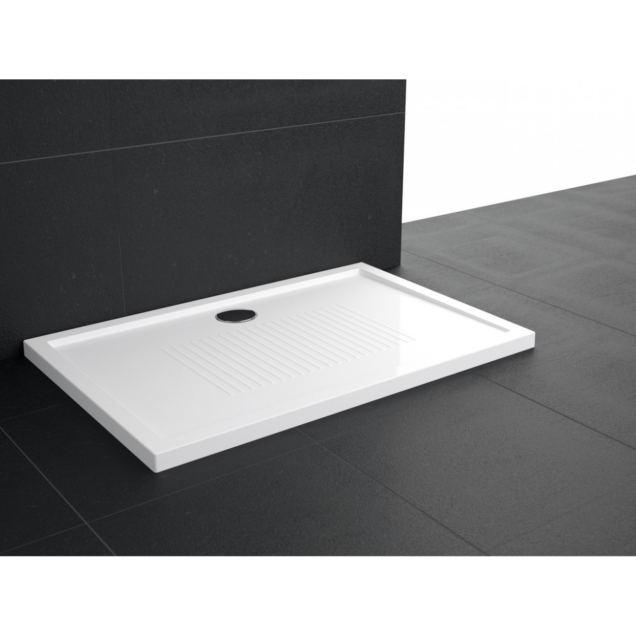 Piatto doccia 100x80 cm Olympic bianco lucido - Novellini