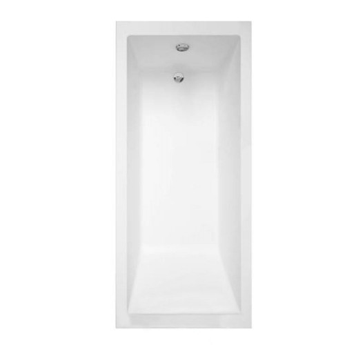 Vasca da bagno standard da incasso 180x80 cm Calos 2.0 bianco lucido -