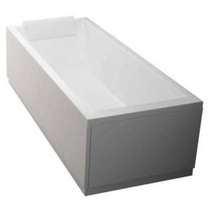 Vasca da bagno 180x80 cm standard da incasso con telaio Calos 2,0 bian 2