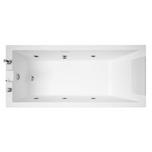 Vasca da bagno 170x70 Calos 2.0 Hydro bianco - Novellini 2