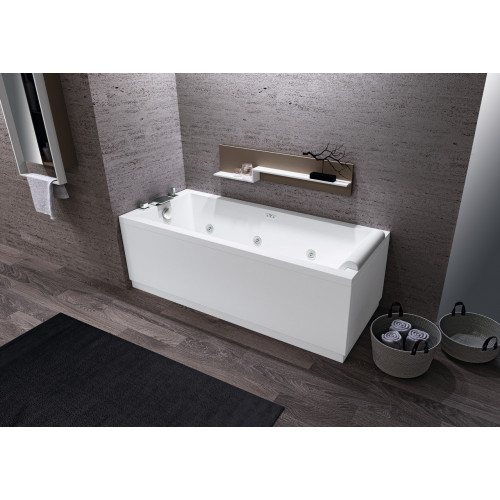 Vasca da bagno 170x70 Calos 2.0 Hydro bianco - Novellini