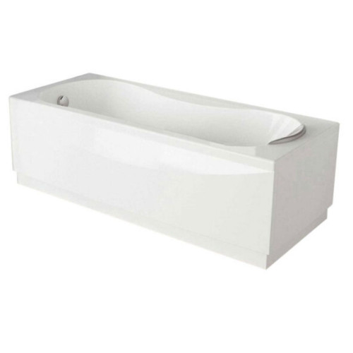 Vasca da bagno 170x70 cm standard con telaio Calypso bianco lucido - N