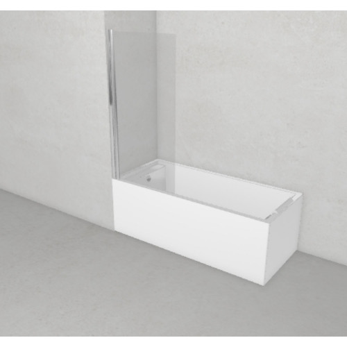 Parete vasca 70 cm Aurora1 cromo – Novellini