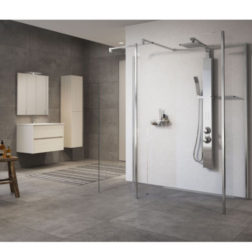 Colonna doccia con miscelatore meccanico Refis Plus cromo - Novellini