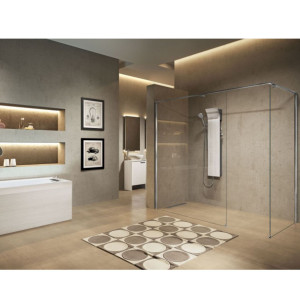 Colonna doccia 10xh118 cm con miscelatore termostatico Refis Plus crom 2