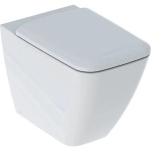 Vaso WC a pavimento Icon Square Rimfree bianco lucido - Geberit