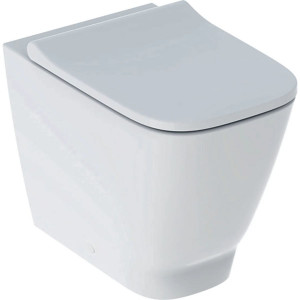 Vaso WC a terra Smyle Square Rimfree bianco - Geberit | Meglioalge