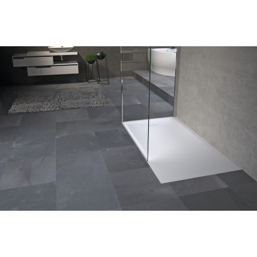 Piatto doccia 140x80 cm Novosolid bianco opaco - Novellini