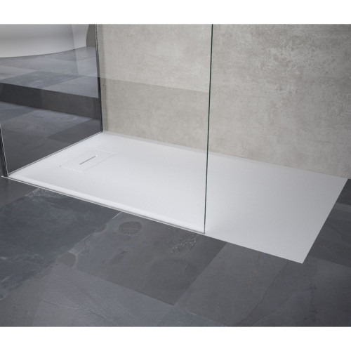 Piatto doccia 120x70 cm Novosolid bianco opaco - Novellini