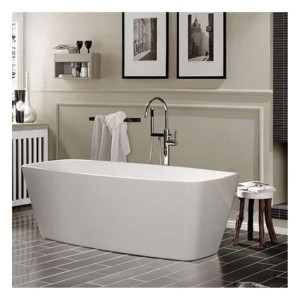 Vasca da bagno Esprit centro stanza 170x80x57h cm bianco satinato Jacu