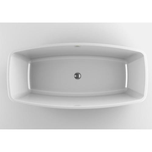 Vasca da bagno Esprit centro stanza 170x80x57h cm bianco satinato Jacu