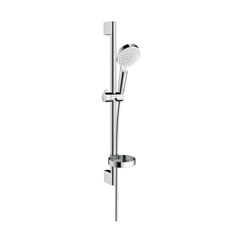 Set doccia con asta 65 cm e porta sapone Crometta Vario cromo - Hansgr