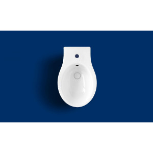 Bidet a terra filo muro monoforo Nido bianco lucido - Hatria 2