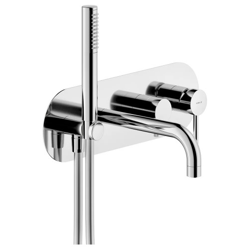 Miscelatore monocomando vasca incasso 2 vie cromo lucido - Nobili