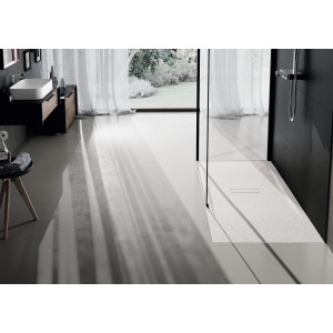 Piatto doccia in acrilico 100x80 cm Custom Touch bianco opaco - Novell