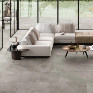 Shale Greige grigio matt effetto pietra 120x120 cm | Italgraniti 2