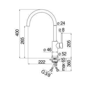 Miscelatore monocomando Web cromo lucido - Nobili | Meglioalge 2