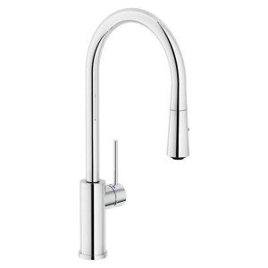 Miscelatore con doccetta per lavello Web cromo lucido - Nobili