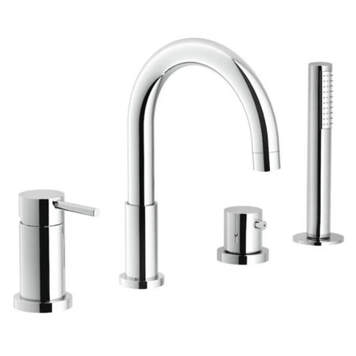 Miscelatore monocomando bordo vasca cromo Nobili | Meglioalge