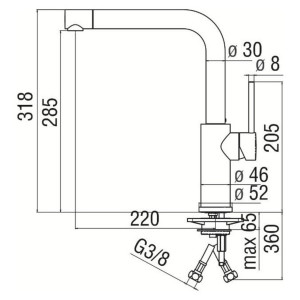 Miscelatore monocomando lavello Web cromo lucido - Nobili | Meglioalge 2