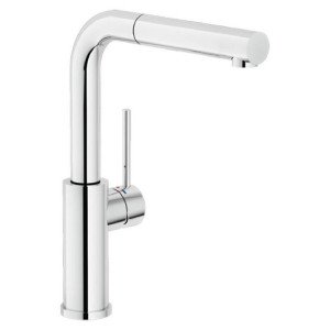 Miscelatore monocomando con doccetta Web cromo lucido - Nobili