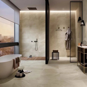 Shale Sand Beige Matt 15x60 cm Effetto Pietra - Italgraniti | Meglioal 2