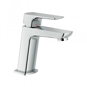 Miscelatore monocomando lavabo H.15 cm cromo con scarico - Nobili