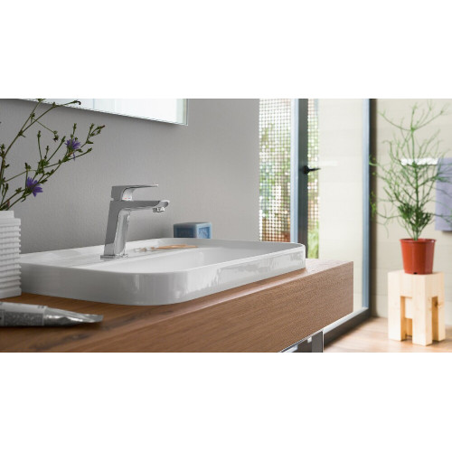 Miscelatore monocomando lavabo H.15 cm cromo con scarico - Nobili