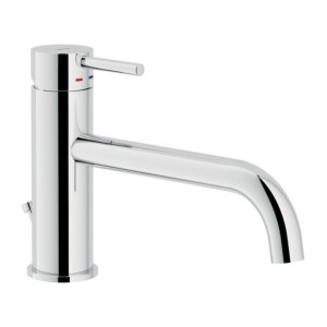 Miscelatore lavabo monocomando Live bocca lunga cromo - Nobili
