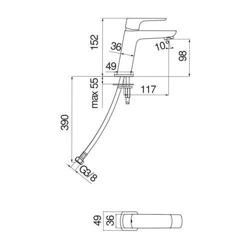 Miscelatore Monocomando Lavabo Cromo Nobili - Design e Qualità