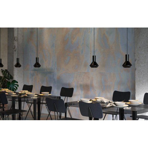 Diesel Hoily Marble Iridescent 120x120 cm Iris Ceramica