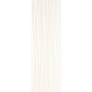 Absolute White Strutturato Twist 3D Sat 25x76 cm - Marazzi | Meglioalg