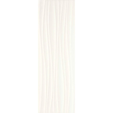 Absolute White Strutturato Twist 3D Sat 25x76 cm Marazzi