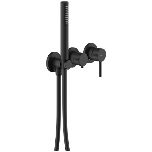 Miscelatore doccia incasso 2 vie Live nero opaco - Nobili | Meglioalge