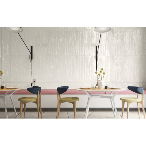 Diesel Stripes White 75x25 cm - Iris Ceramica | Stile e Qualità
