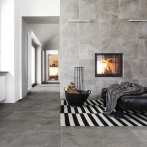 Mystone Ardesia Grigio Cenere 75x75 cm Rettificato - Effetto Pietra Ma 2