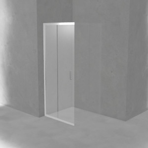 Box doccia Lato 117-120 cm Zephyros 2.0 cromo - Novellini 2