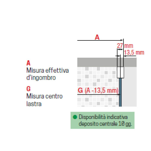 Box doccia per nicchia 1 anta battente Rose Rosse - Novellini