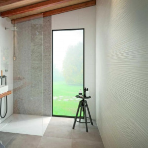 Absolute White Strutturato Fiber 3D Sat 25x76 cm - Eleganza Marazzi 2