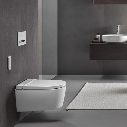 Vaso WC sospeso con bidet e sedile soft-close senza brida - Geberit