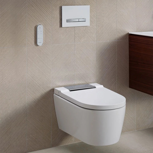 Vaso WC sospeso completo di sedile funzione bidet chiusura
