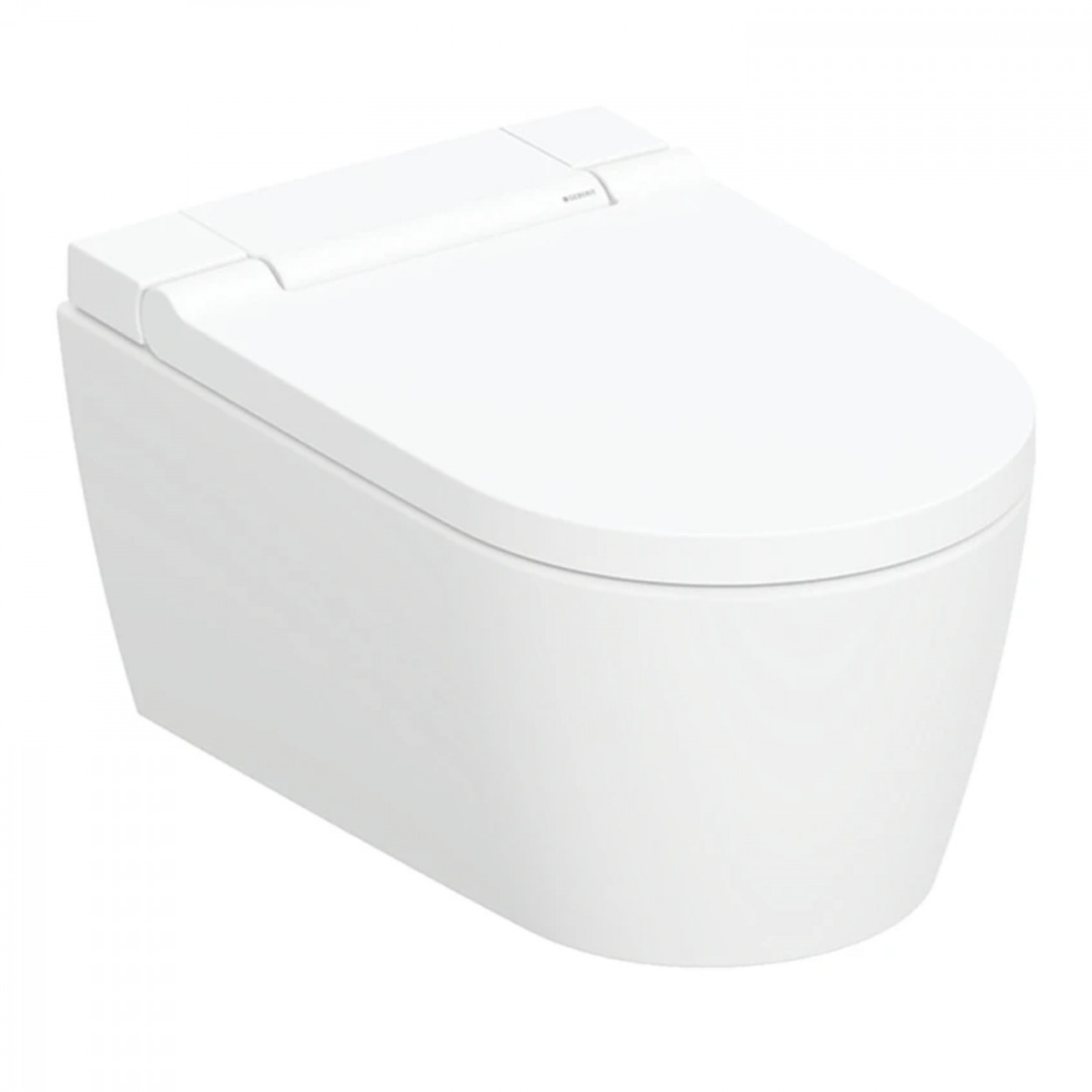 Vaso WC sospeso, senza brida completo di sedile con funzione bidet