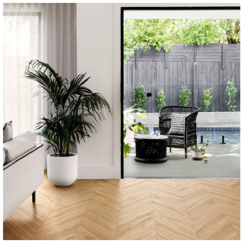 Oltre Caramel Chevron 11x54 cm - Piastrelle Marazzi di Alta Qualità